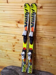 LYŽE VOLKL RACETIGER SL 110CM + LYŽIARKY NORDICA DOBERMANN GP TEAM 22MP